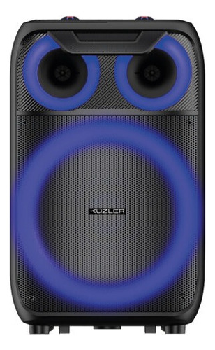 Parlante Karaoke Con Bluetooth, Led 800w Kuzler Erwin-101 Color Negro