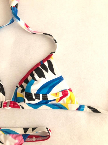 Intimissimi Calzedonia Bikini De Colores Retro Original