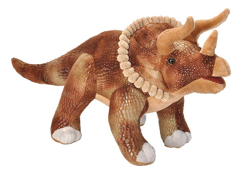 Wild Republic Triceratops - Peluche De Dinosaurio, Juguete D