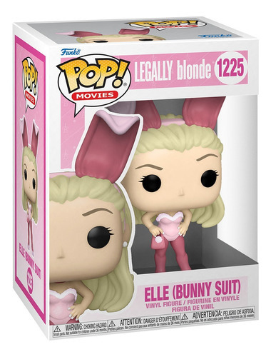 Funko Pop! Filmes Funko! Elle legalmente loira (roupa de coelho)