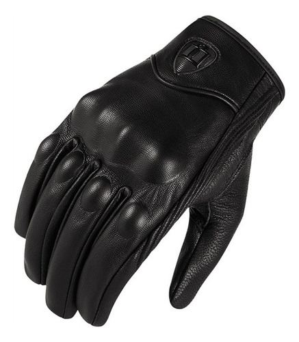 Guantes Moto Icon Pursuit Cuero Protección   - As