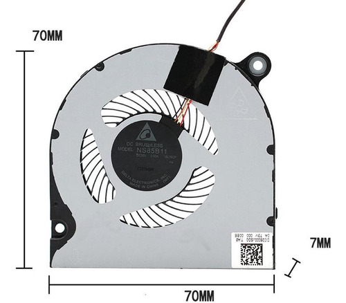 Cooler Para Acer Aspire Ns85b11-16l16cp 5v 0.5a