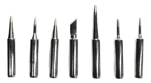 Imagen 2 de 9 de Kit 7 Puntas Estacion Soldado Electronica 900m 936 937 907