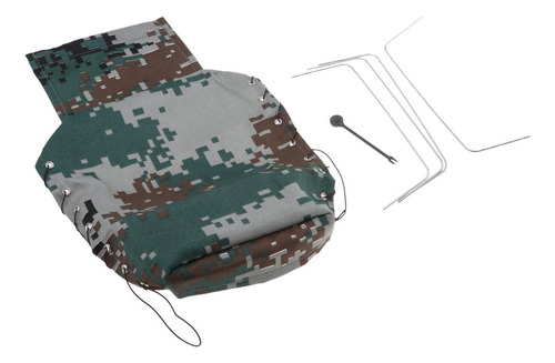 Cubierta De Capilla Color Camuflaje Para 1/16 Rc Coches Wpl