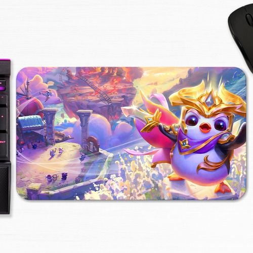 Mouse Pad Penguin Tft Teamfight Tactics Art Gamer M