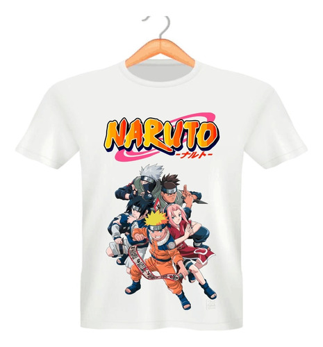 Camiseta Infantil Naruto Shippuden Desenho Anime Kakashi #5