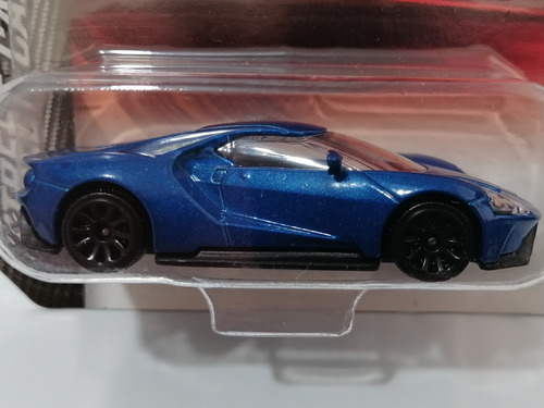 Ford Gt Azul, Majorette, Escala 1/64, 7cms,  Metal Diecast 