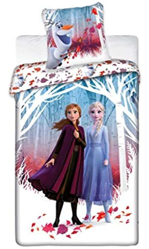 Disney Frozen 2 Princesa Elsa Y Anna Twin Funda Nórdica 55x7