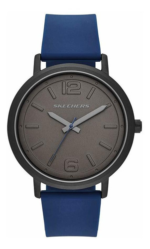 Reloj Hombre Skechers Sr5122 Cuarzo 46mm Pulso En Silicona