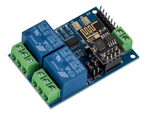 Módulo Relé 2 Canais Com Esp8266 Wifi Iot (5v)