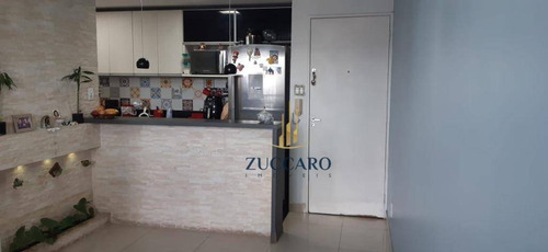 Lindo Apartamento Vista Livre Com 2 Dormitórios À Venda, 64 M² Por R$ 409.000 - Gopoúva - Guarulhos/sp - Ap16854