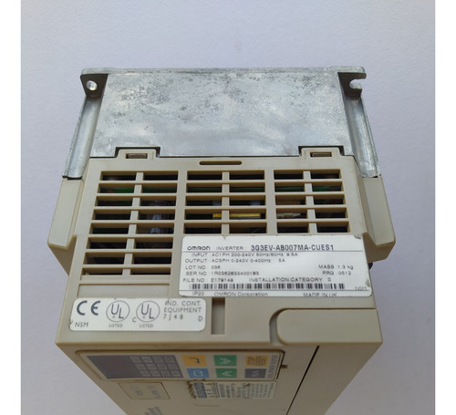 Omron Inverter Sysdrive 3g3ev-ab007ma-cues1 Industrial (Usado)