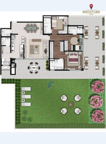 Imagem 16 de 16 de Apartamento Garden No Flow, Com 3 Dormitórios À Venda Por R$ 1.609.033 - Alto Da Glória - Curitiba/pr - Gd0016