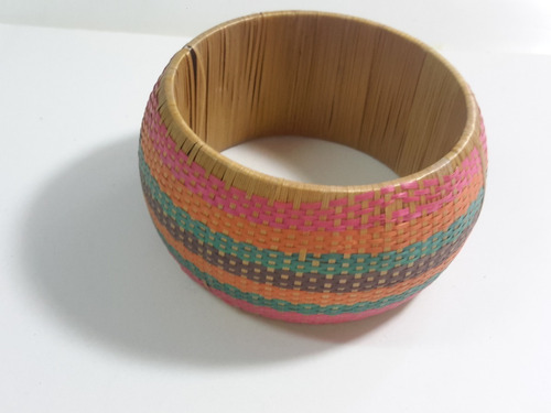 Pulsera Tejida Multicolor  Madera Beachin 