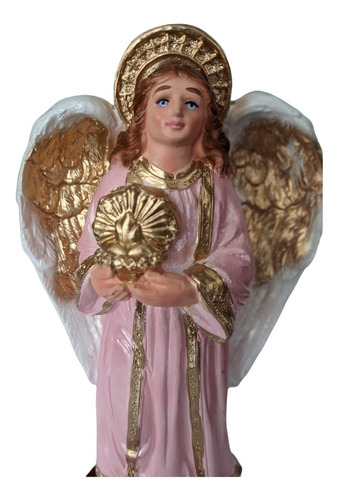 Imagen 2 de 3 de Figura Arcangel Chamuel Del Amor Más Velas Corazón