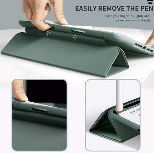 Imagen 4 de 6 de Funda Para iPad 10.2 9° Generación (2021) Ranura Lápiz