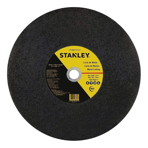 Disco Corte Metal 14 P/tronzador 10 Pzas Stanley Sta8011r-la