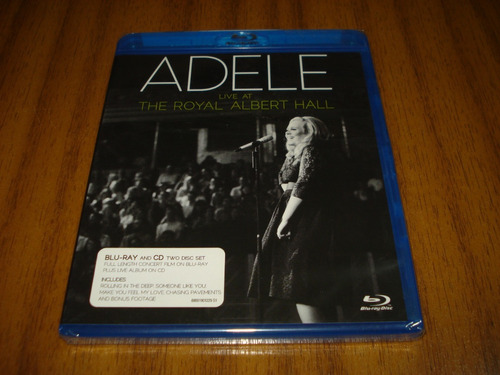 Cd+bluray Adele / Live At The Royal Albert (nuevo Y Sellado)