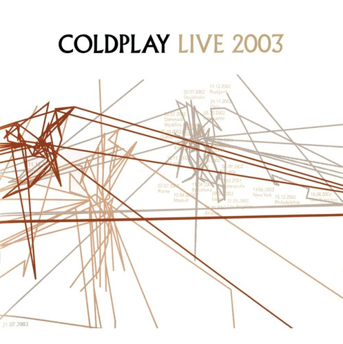 Coldplay Live 2003 Cd + Dvd Importado