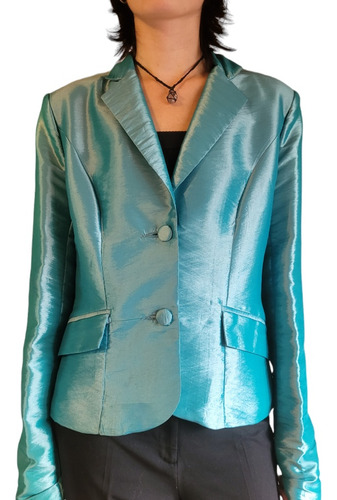 Blazer Vintage Suzanne L Celeste - Talle M 