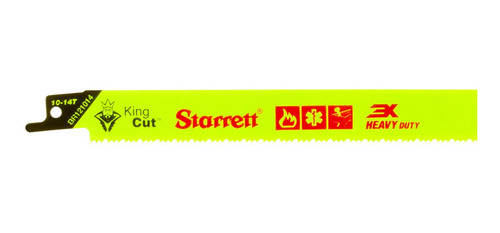Imagem 3 de 6 de Lâmina Serra Sabre 300mm 10-14d King Cut Starrett 50pçs