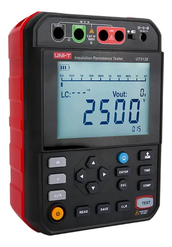 Megóhmetro Tester De Resistencia De Aislación Uni-t Ut512e