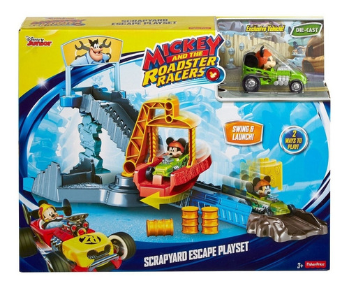Fisher Price - Mickey Pistas Escape Tienda Ofic.disney Fpj55