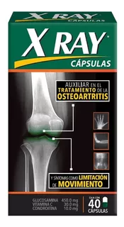 X-ray Tratamiento Osteoartritis 40 Cápsulas Coadyuvante Sabor Sin sabor