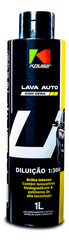 Lava Auto C/ Cera Brilho Intenso Shampoo Automotivo 1l Koube