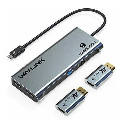 Wavlink Thunderbolt 3 Dual 4k Estación De Acoplamiento | Ray