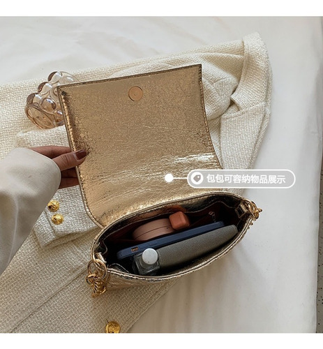 Cartera Dorada De Hombro Moda 2023
