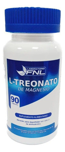 Fnl - L Treonato De Magnesio 90 Cápsulas 