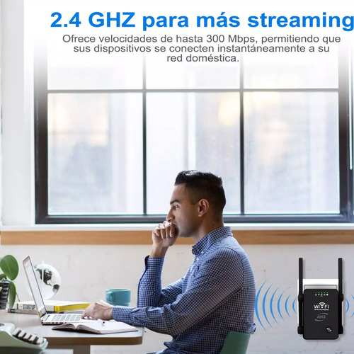 Fl Repetidor Wifi Amplificador Señal Extensor 300mbps 2.4g