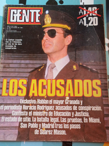 Revista Gente Alfonsín Lady Di 31 10 1985 N1058