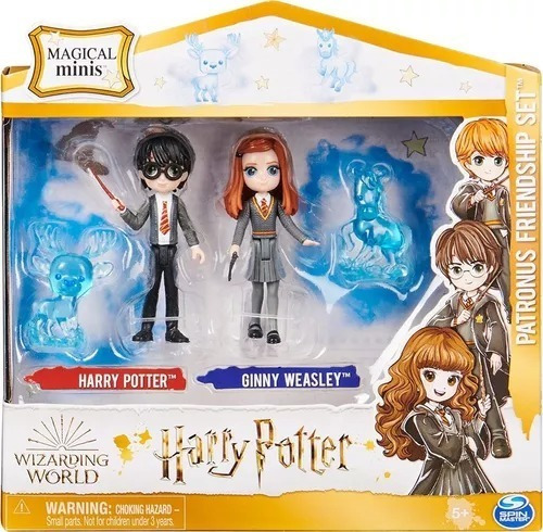 Figuras Coleccionables Magical Minis Harry Y Ginny Patronus
