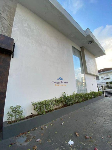 Imagem 3 de 28 de Casa Com 12 Dormitórios Para Alugar, 400 M² Por R$ 18.000,00/mês - Gonzaga - Santos/sp - Ca1337