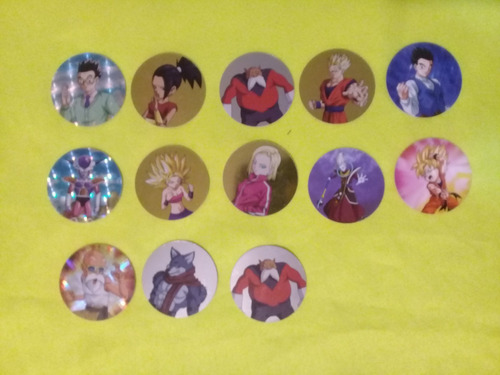 Tazos Dragon Ball Super 13 Difetentes 