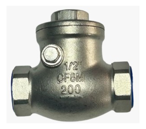 Cematic Válvula Check Tipo Columpio Roscado Npt Acero Inox