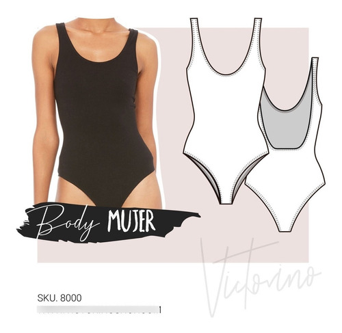 Molde - Patrón Body/ Bikini /bañador /traje De Baño Mujerpdf