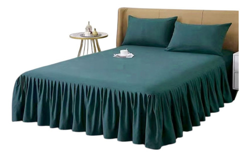 Faldon Para Cama Unicolor 2 Plazas