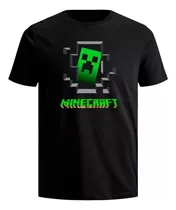 Comprar Polo Minecraft Creeper Gamer Pc Video Juego Algodón Niños
