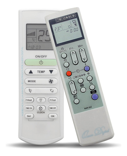 Control Remoto Aire Acondicionado Para Hitachi Rar-35z 22z