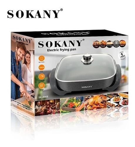 Olla Electrica Sokany Electric Frying Pan1500w Sk-2005