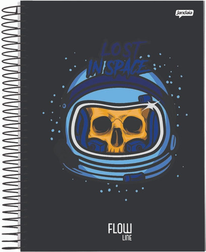 Caderno C/d 01 Materia Flow 80 Folhas Jandaia
