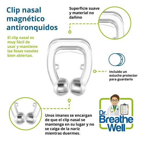 Anti Ronquido Nasal Apnea Del Sueño - Dejar De Roncar