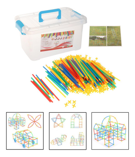 300/400/500/600 Piezas Kit De Construcción 500 Piezas