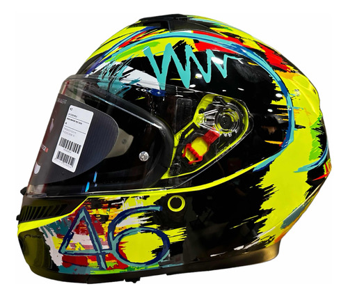 Casco Agv K3 Rossi Winter Test 2019 + Pinlock Ece 2206