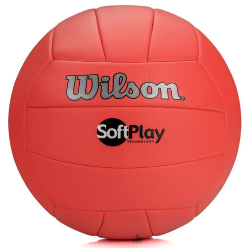 Bola De Vôlei Wilson Soft Play Vermelha