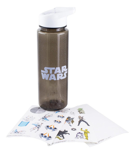 Paladone Star Wars - Botella De Agua Con Pegatinas, Talla Ún