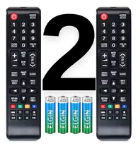Comprar Kit 2 Controle Remoto Para Tv Samsung Smart Hub Universal